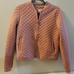 Marine Layer Quilted Pink Jacket